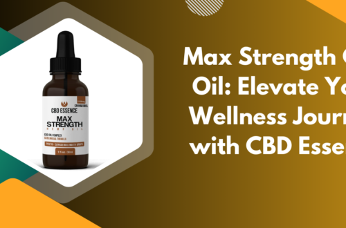 Max Strength CBD Oil