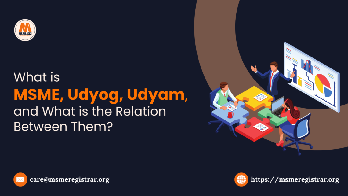 What is MSME, Udyog, Udyam, and What is the Relation Between Them