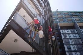 High rise window cleaning in UAE