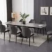 grey extendable dining table