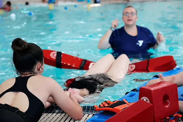 Infant and child CPR lifeguard training,